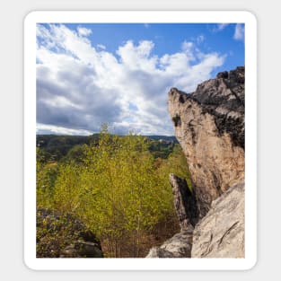 Devil's Wall, rocks, Blankenburg, Harz, Saxony-Anhalt, Germany Sticker